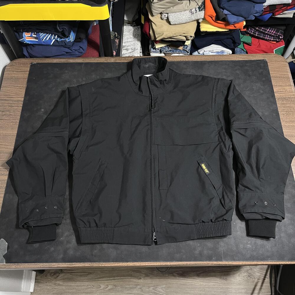 Zero Restriction Gore-Tex Jacket Mens Medium Black Golf Waterproof Windbreaker